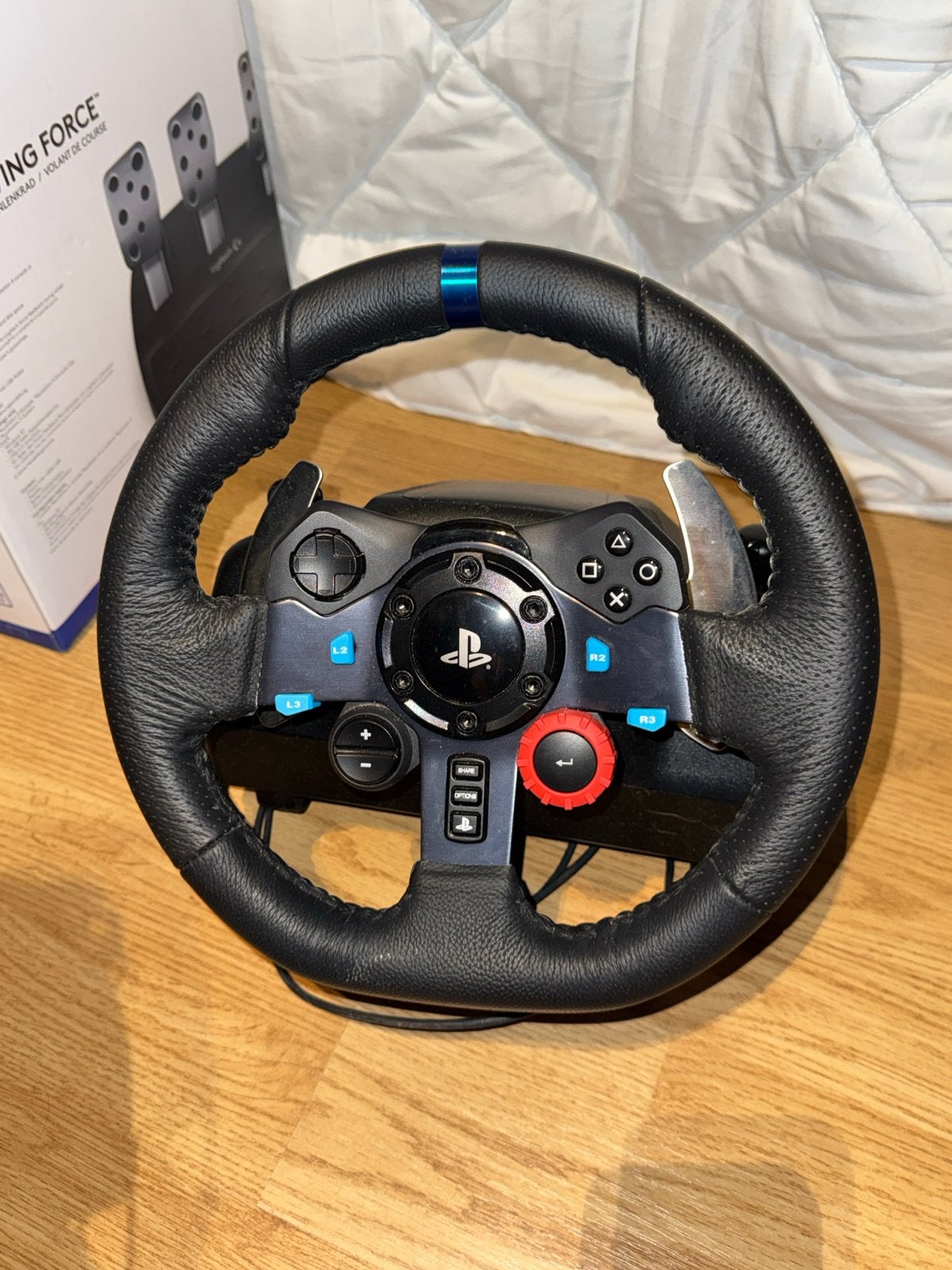 Logitech G29 Stuur, Pedalen + Shifter - Voor PC/Playstation, Ophalen, Racestuur, Force feedback, Zo goed als nieuw