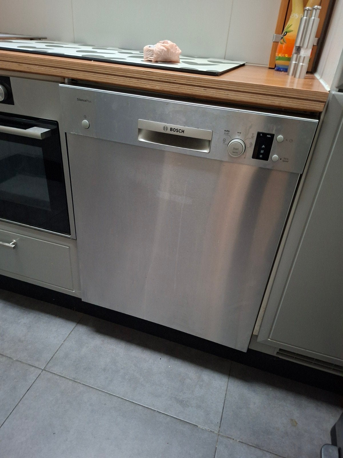 Bosch onderbouw vaatwasser, Ophalen, Gebruikt, Tussenbouw, 45 tot 60 cm