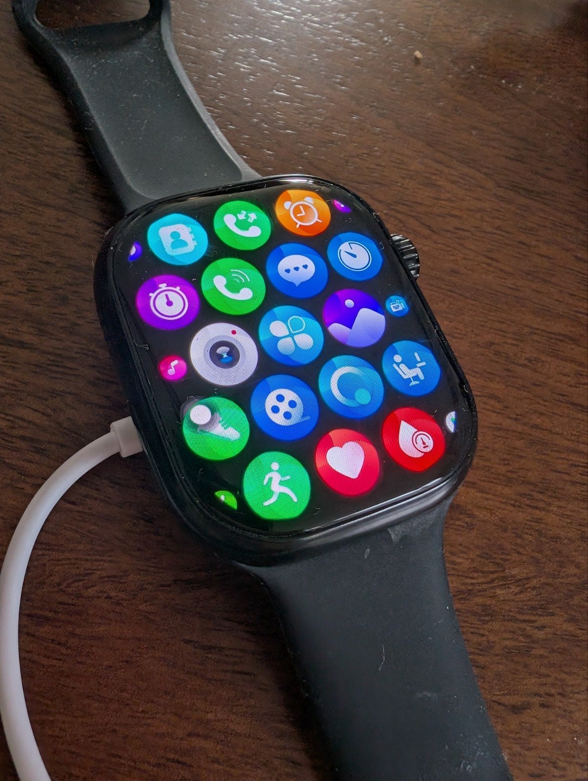 Smartwatch met simkaartslot en camera, Onbekend, Zwart, Ophalen of Verzenden, Zo goed als nieuw