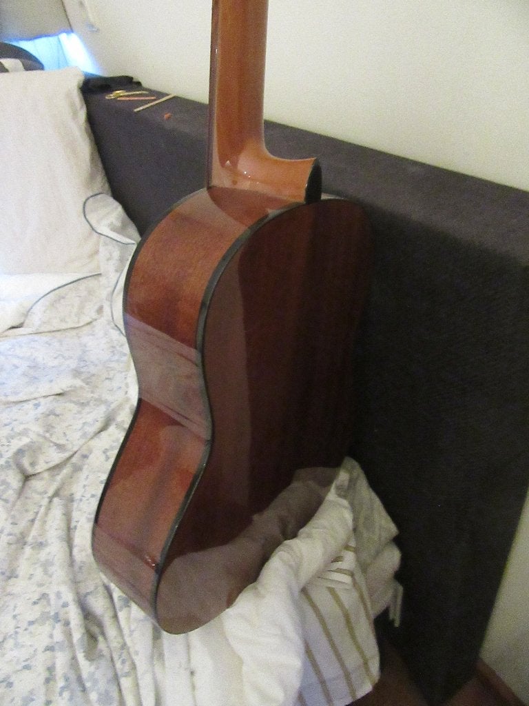 Miniyard Martinez Spaanse kleine studie-gitaar, Ophalen, Klassieke of Spaanse gitaar, Geen, Zo goed als nieuw