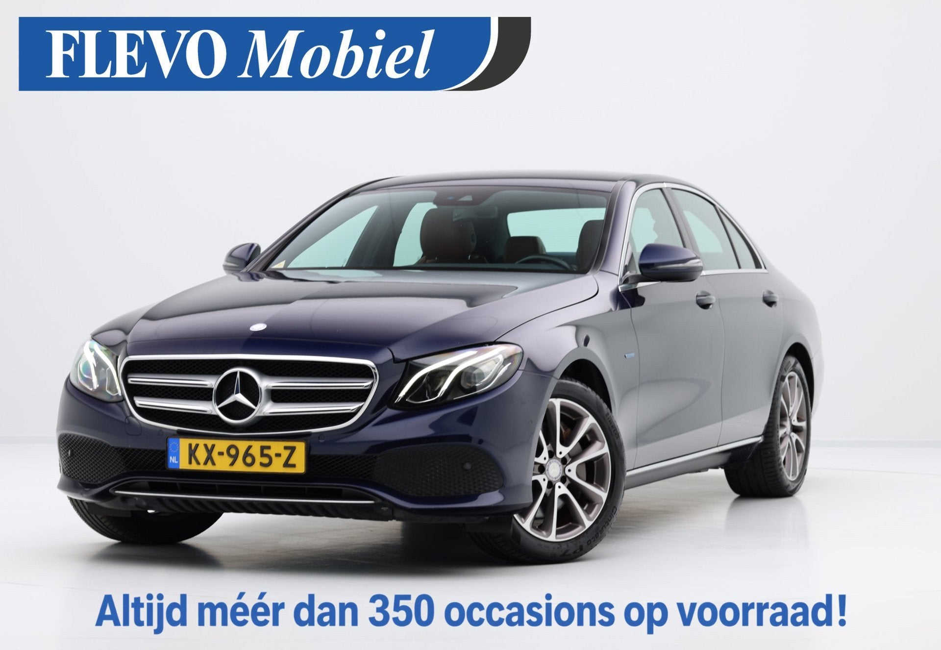 Mercedes-Benz E-klasse 350 e Lease Edition Aut. Leder|1e Eig, Auto's, Automaat, Achterwielaandrijving, Gebruikt, Euro 6