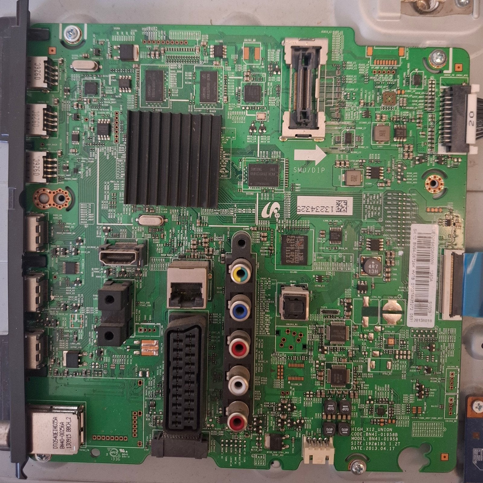 Mainboard Samsung BN94-06724K BN41-01958B moederbord, Audio, Tv en Foto, Televisies, LED, Ophalen of Verzenden, Zo goed als nieuw