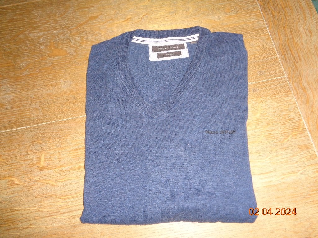 Marco Polo herentrui maat M blauw katoen, Ophalen of Verzenden, Zo goed als nieuw, Marco Polo, Maat 48/50 (M)