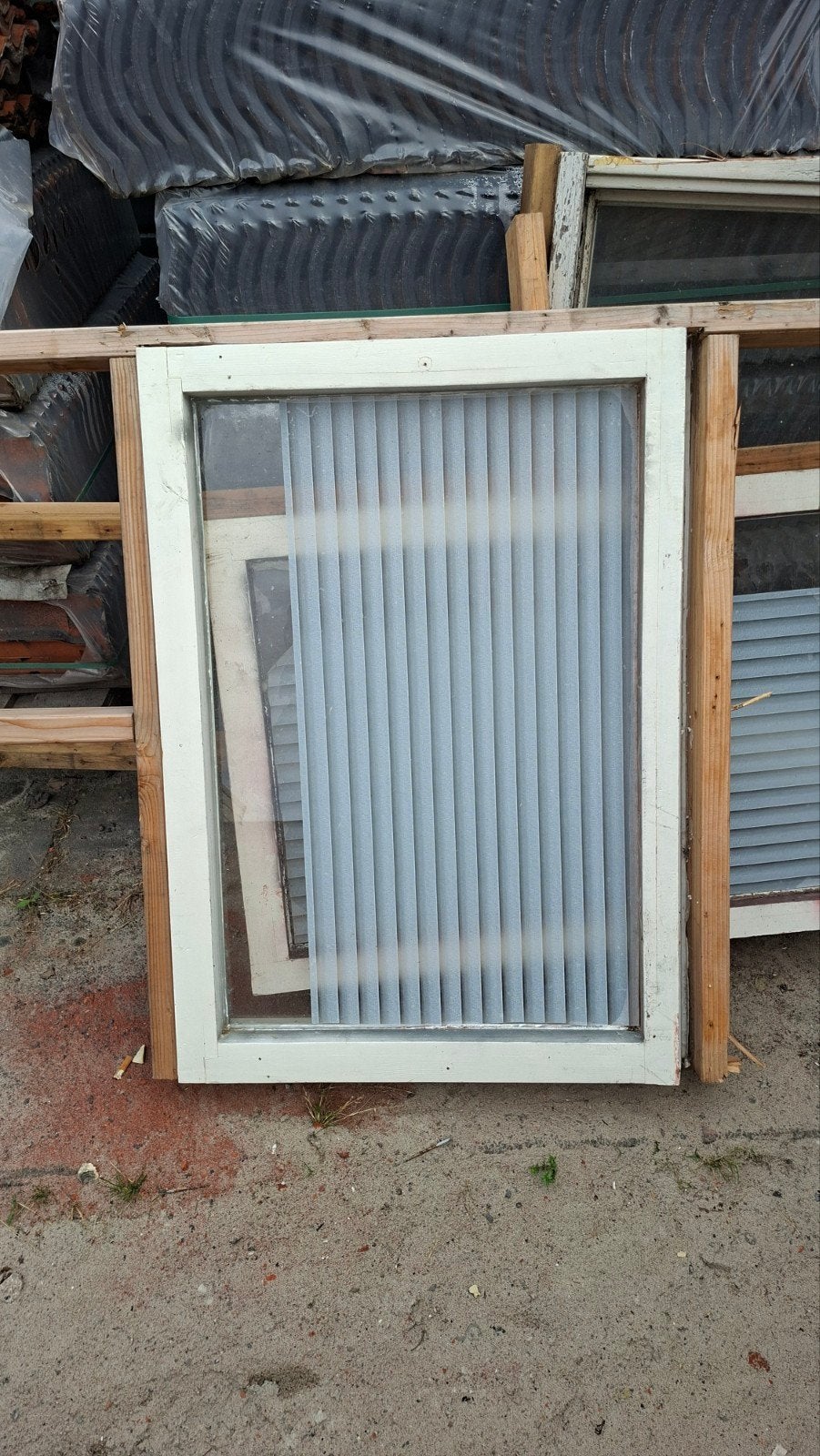 2 x Gebruikt raam, Doe-het-zelf en Verbouw, Glas en Ramen, Ophalen, Gevelraam of Ruit, Gebruikt, Minder dan 80 cm