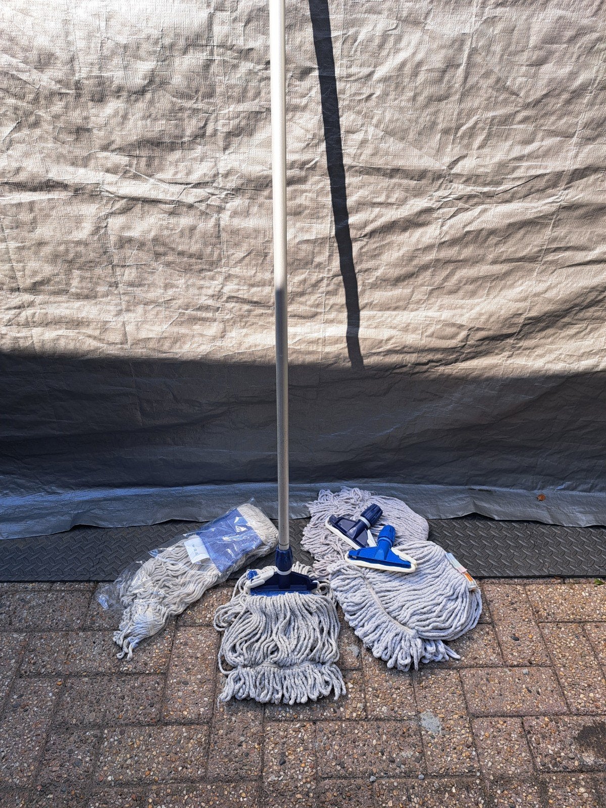dweilmop, Ophalen