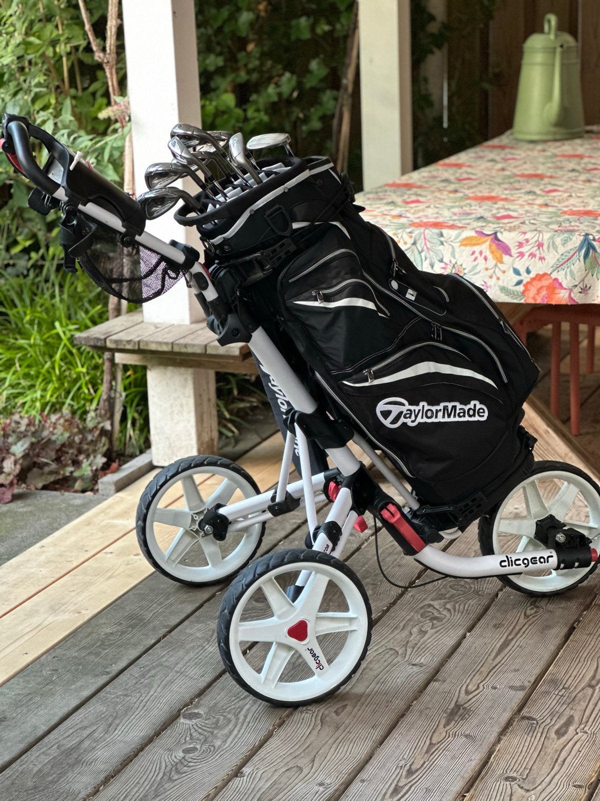 Taylormade Burner Plus Golfset (extra lang) met tas en troll, Sport en Fitness, Golf, Ophalen, Gebruikt, Set, Overige merken