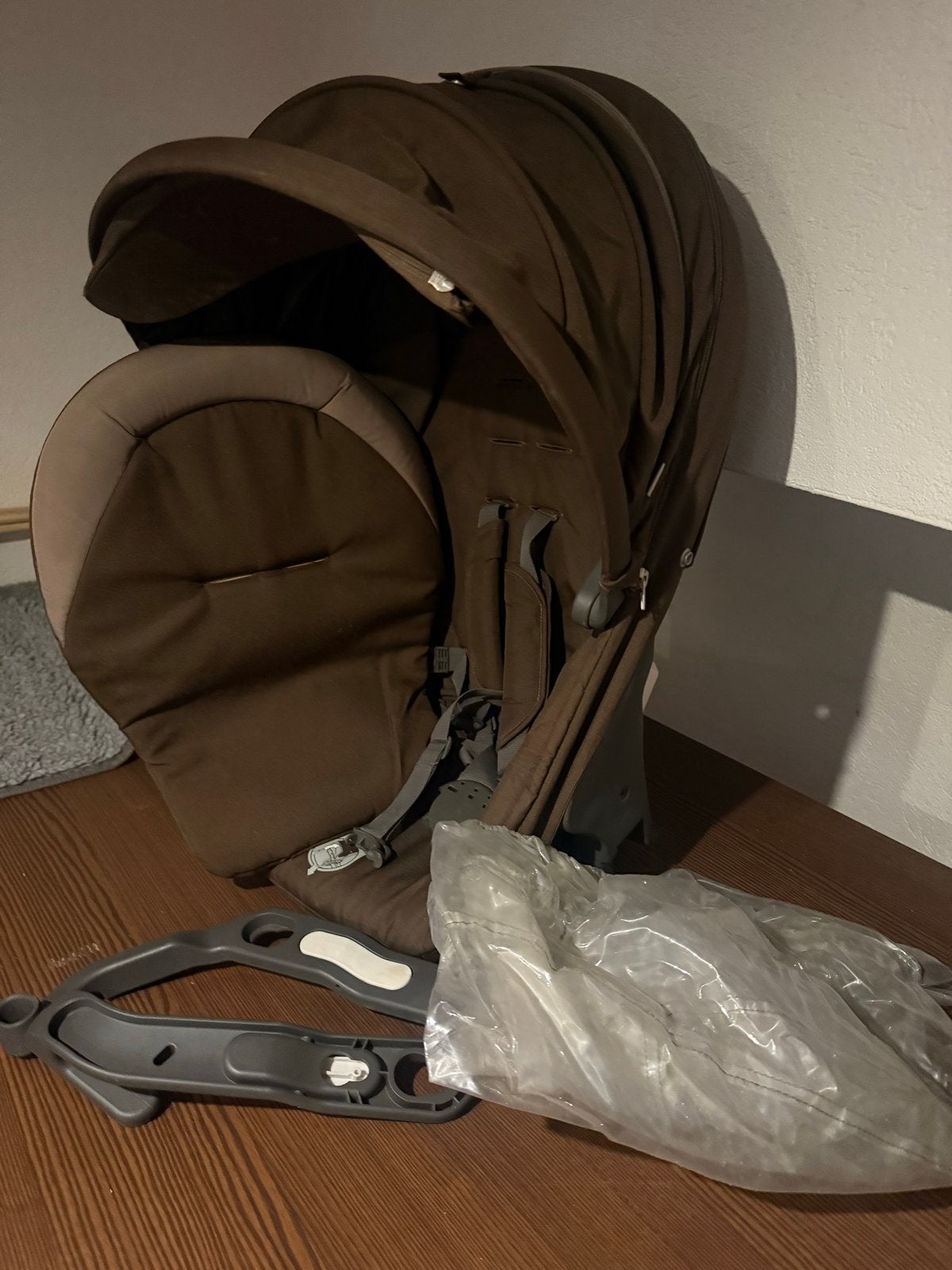 Stokke crusi zitje incl adapeters en regenhoes, Ophalen of Verzenden, Gebruikt, Kinderwagen, Overige merken