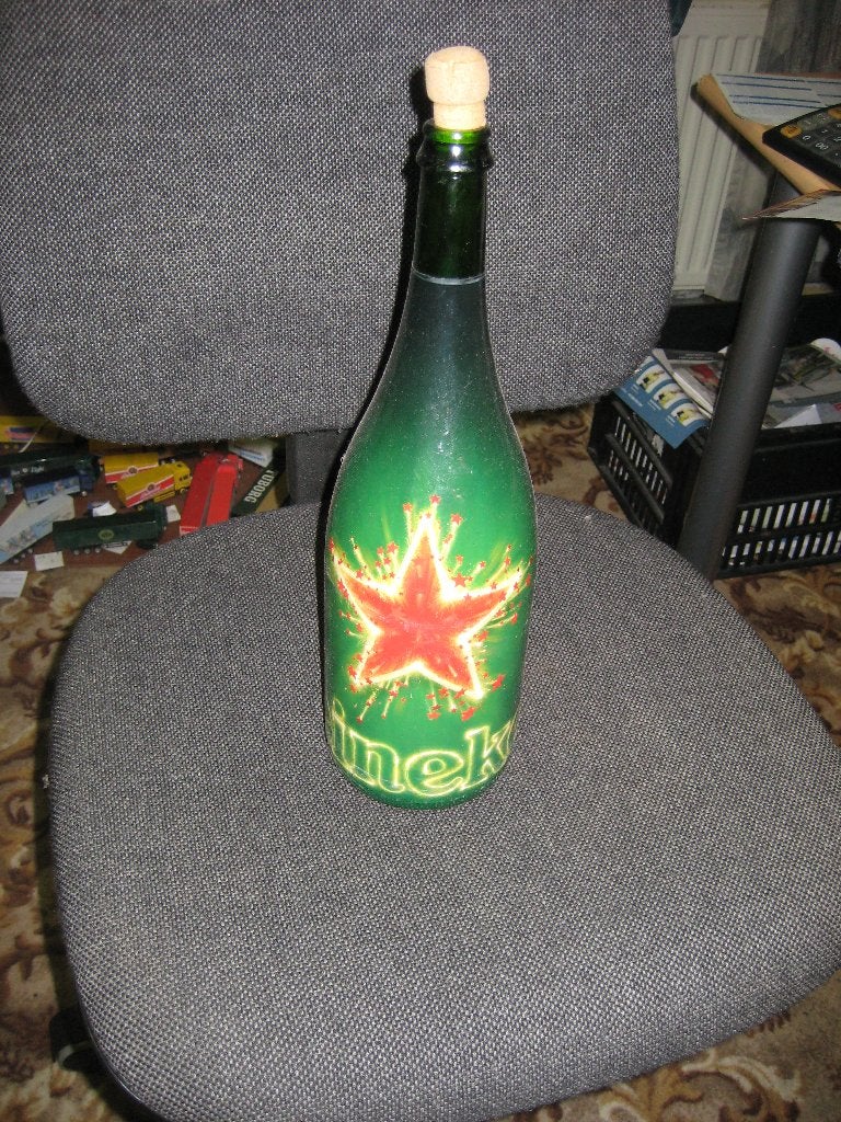 bier fles, Ophalen of Verzenden, Gebruikt, Flesje(s), Heineken