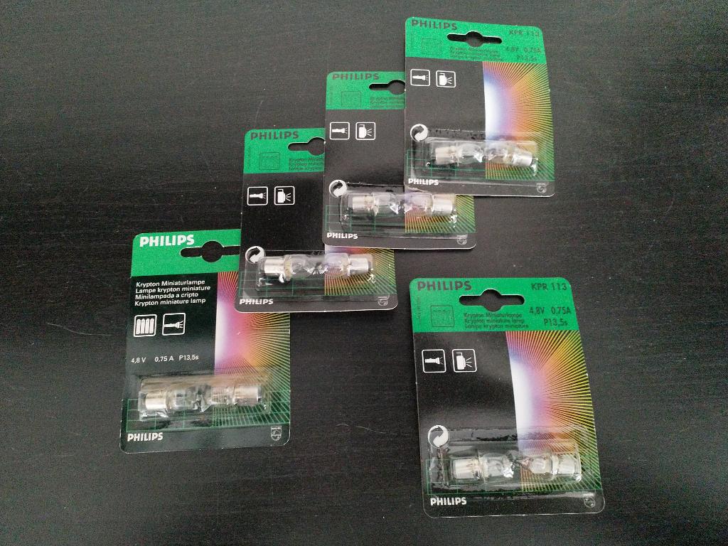 Philips miniatuur lampjes, diverse maten KPR113, 104, E10/13, Ophalen of Verzenden, Nieuw, Overige fittingen, Overige typen