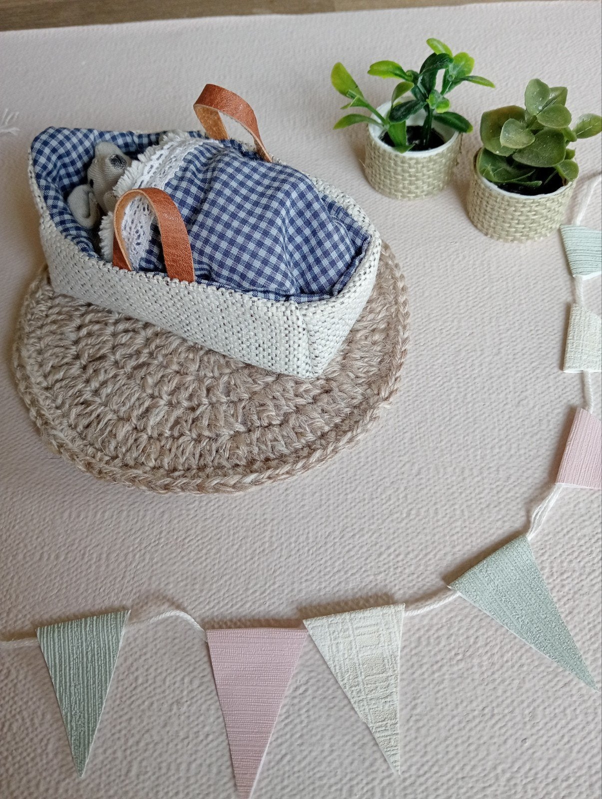 Reismandje wiegje muizenhuis poppenhuis, Ophalen of Verzenden, Nieuw, Poppenhuis