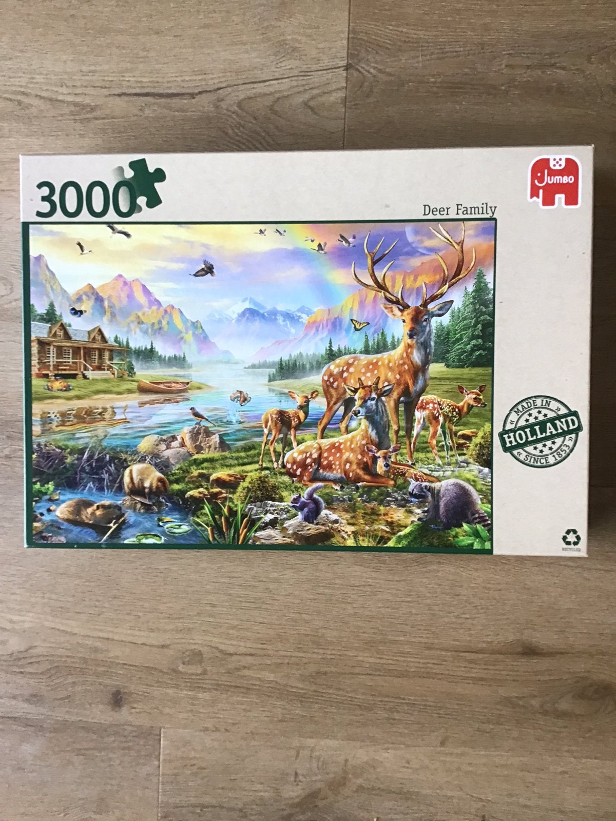 Jumbo puzzel 3000 stukjes, Ophalen of Verzenden, Meer dan 1500 stukjes, Zo goed als nieuw