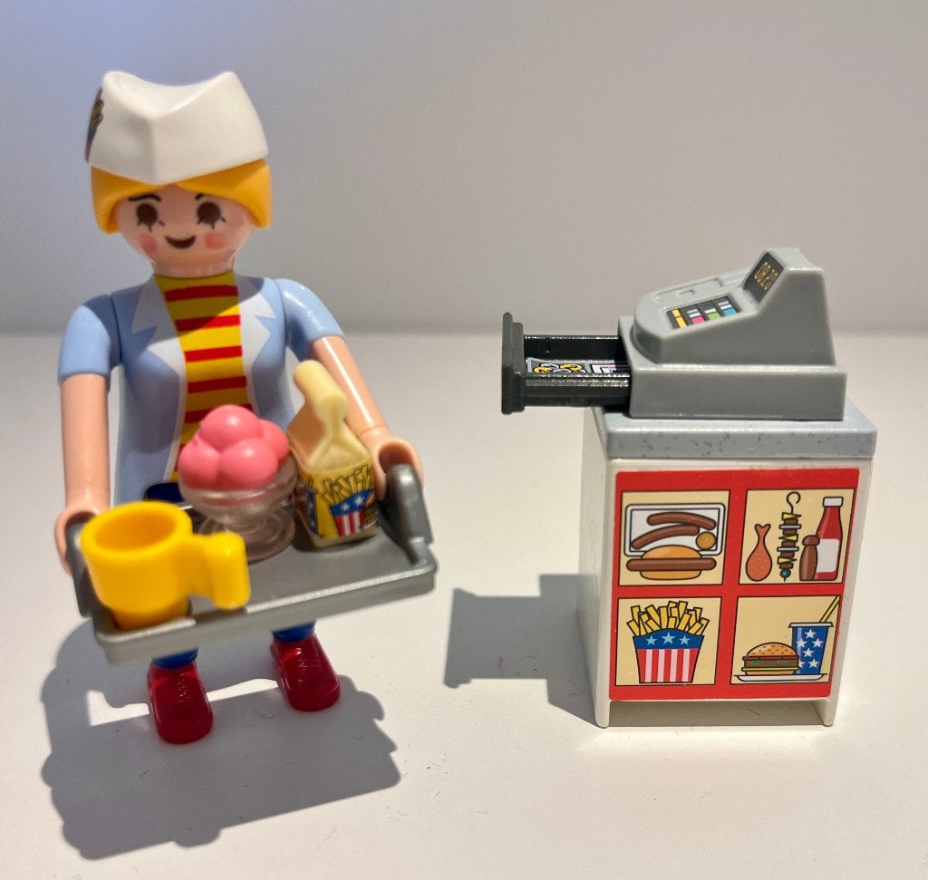 5292 Playmobil serveerster met kassa, Complete set, Ophalen of Verzenden, Figuren, Summer fun