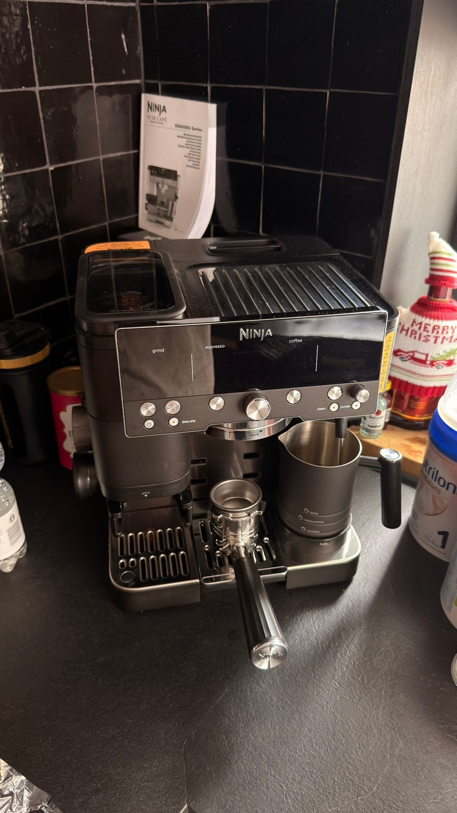 Ninja Luxe Café Premier Espressomachine es601, Ophalen of Verzenden, Zo goed als nieuw, Espresso apparaat
