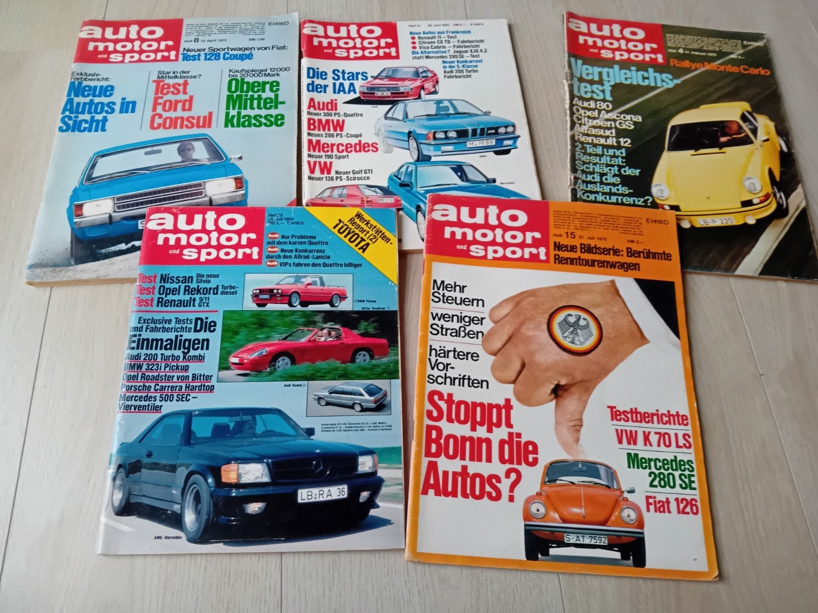 Auto Motor und Sport tijdschriften 1972-1984, Ophalen of Verzenden, Gelezen, Overige typen