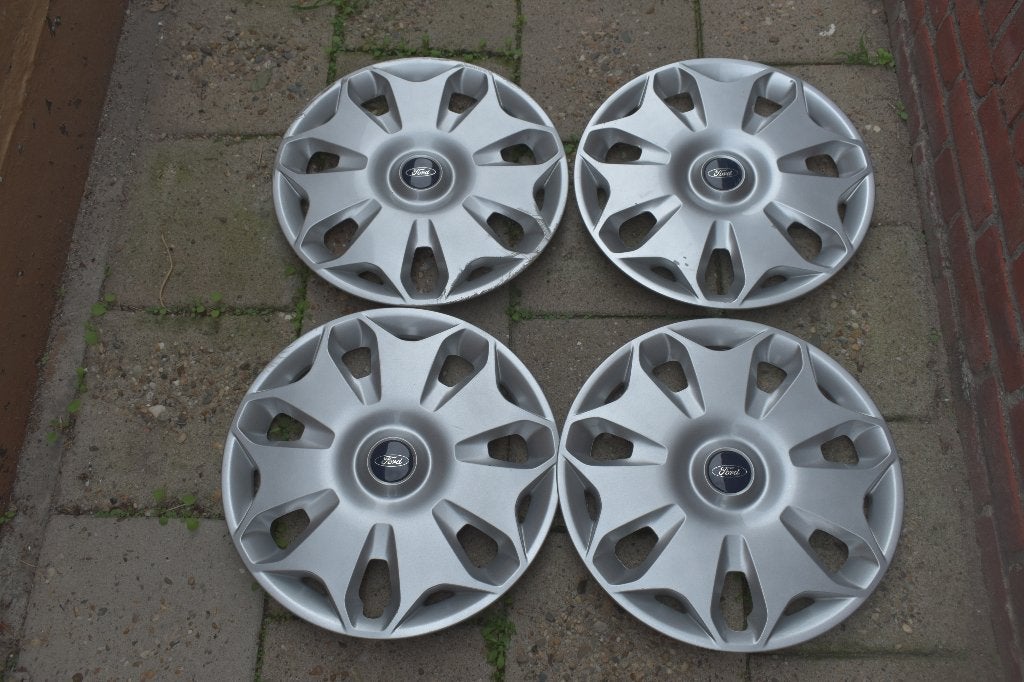 Set van 4 originele wieldoppen Ford Transit Connect 16 inch, Auto diversen, Ophalen of Verzenden, Gebruikt