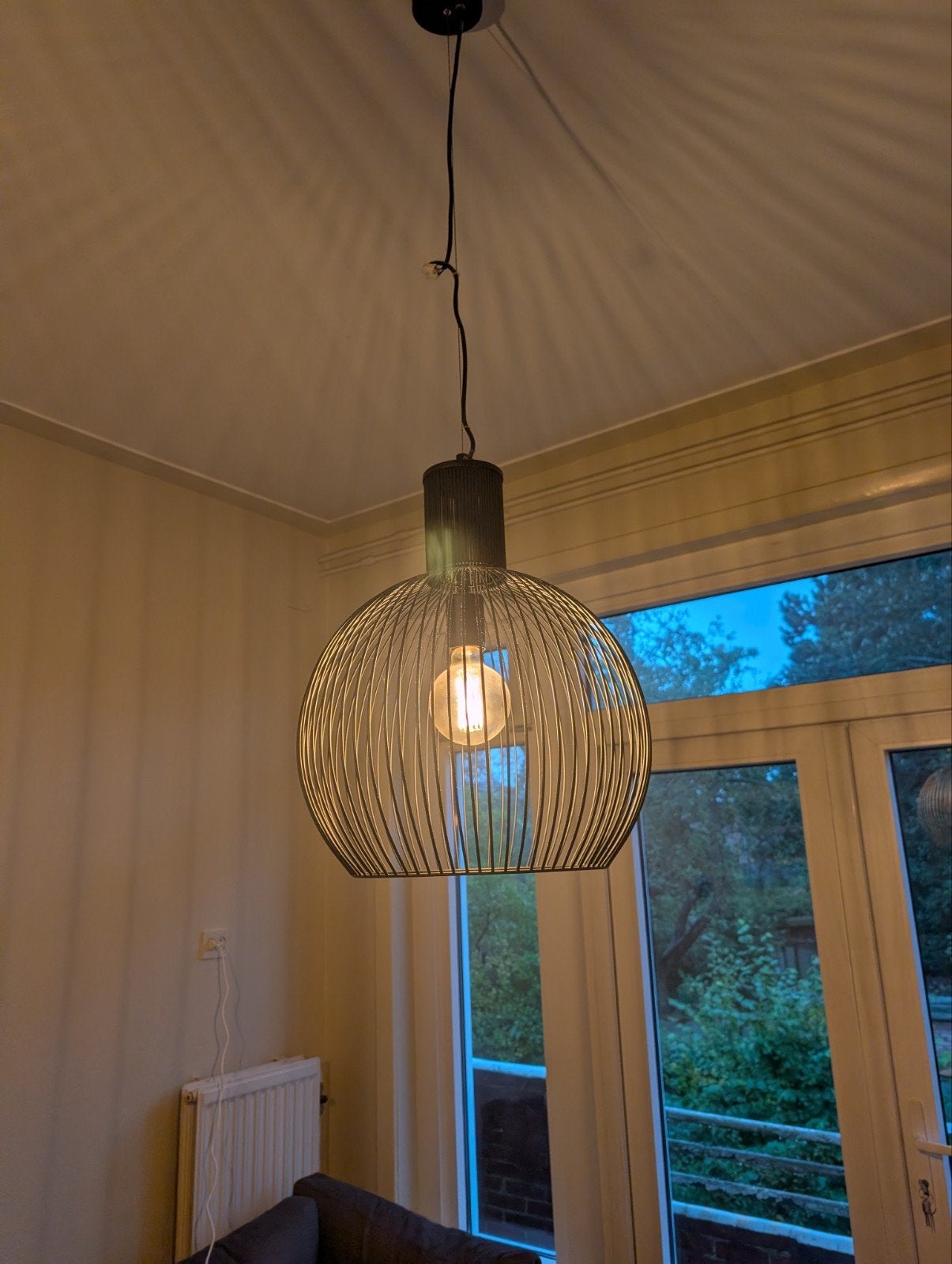 Zwarte hanglampen, Ophalen, Zo goed als nieuw, Metaal, E27 (groot)