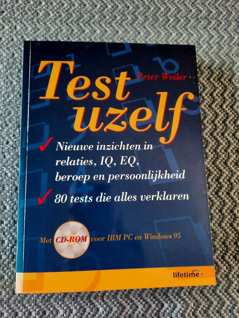 Test uzelf: Psychologische tests met CD-ROM, Ophalen of Verzenden, Zo goed als nieuw, Overige onderwerpen, Peter Weiler