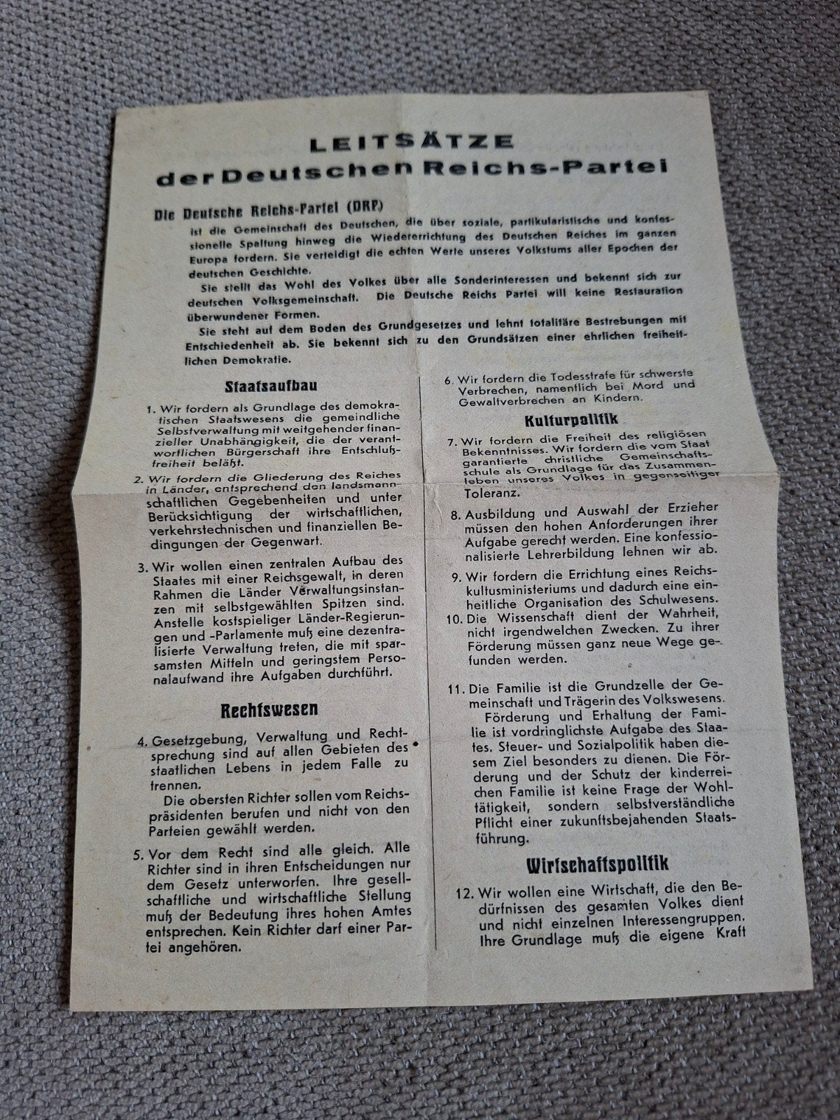 DDR Duitse partij programma, Ophalen of Verzenden, Landmacht, Duitsland