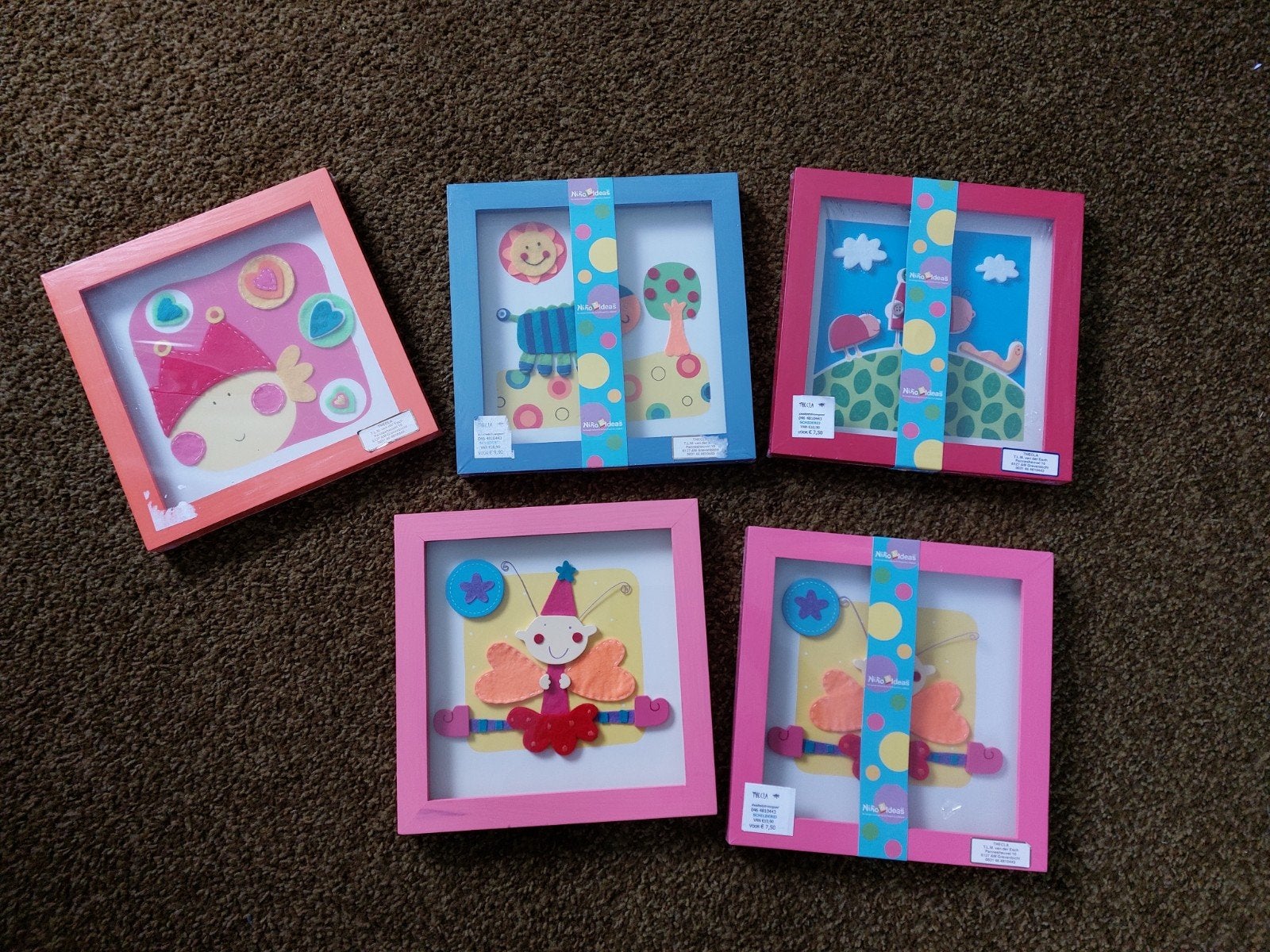 Schilderijtje voor kinderkamer, Ophalen of Verzenden, Nieuw, Wanddecoratie