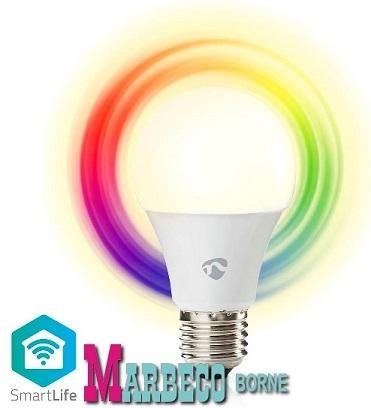 SmartLife Wi-Fi smart LED-lamp, Kleur, Warm- Koel Wit, RC, Huis en Inrichting, Minder dan 30 watt, Multicolor + Wit, Nieuw, Info@marbeco.nl