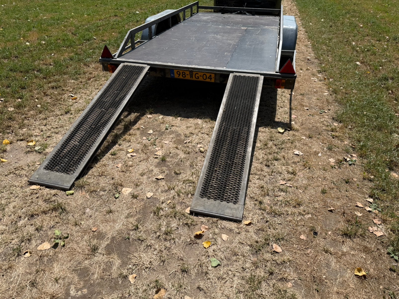 Henra autoambulance Autotransporter aanhanger met rijplaten, Ophalen, Zo goed als nieuw, Overige typen, 80 kg of meer