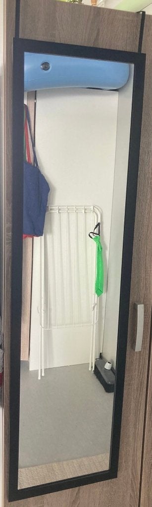 Hanging mirror, Minder dan 50 cm, 100 tot 150 cm, Ophalen of Verzenden, Zo goed als nieuw
