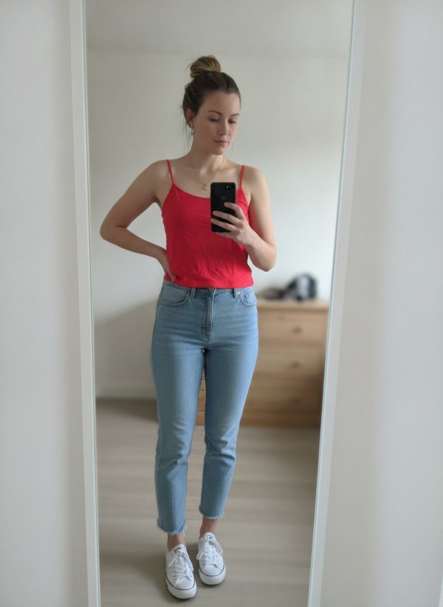 Inwear rood topje maat S, Verzenden, Gedragen, Rood, Maat 36 (S)