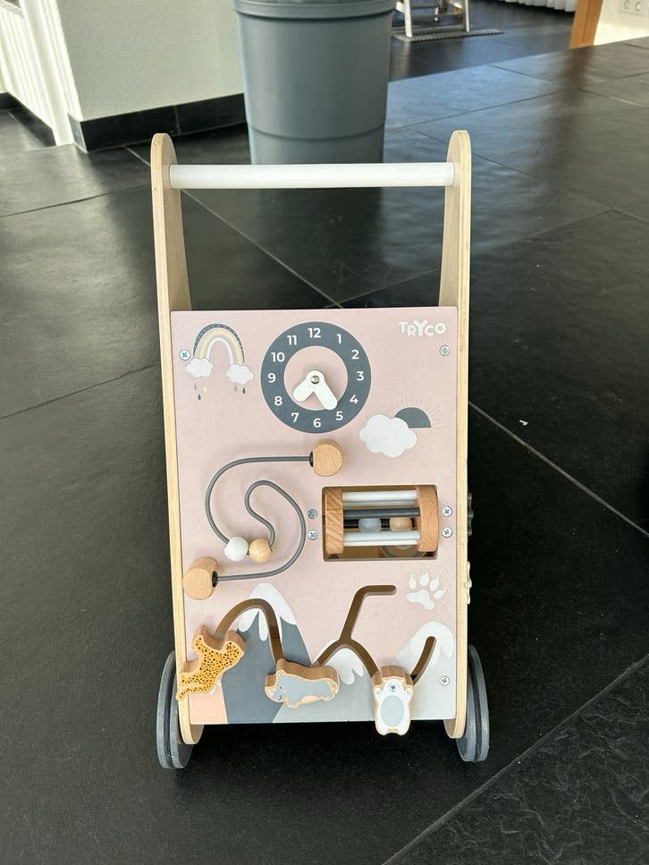Tryco Houten loopwagen, Ophalen, Zo goed als nieuw, Loopvoertuig