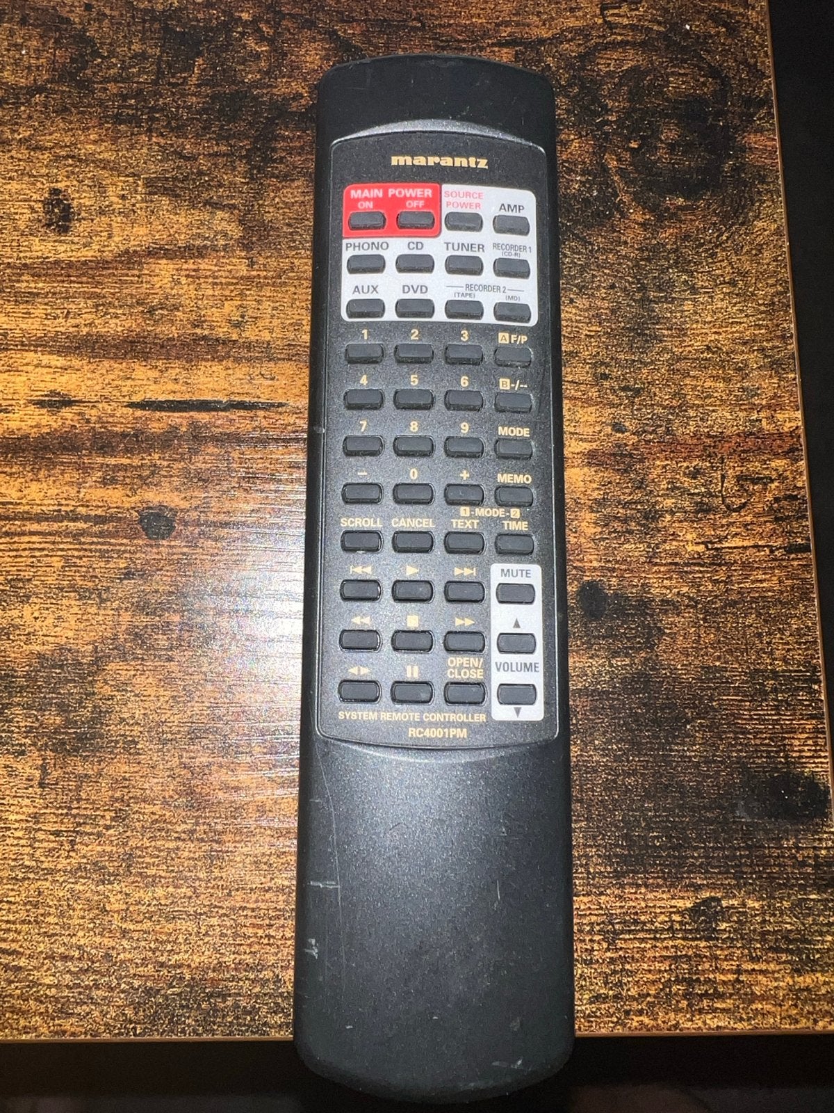 Marantz Systeem Afstandsbediening RC4001PM, Ophalen of Verzenden, Gebruikt, Origineel, Dvd