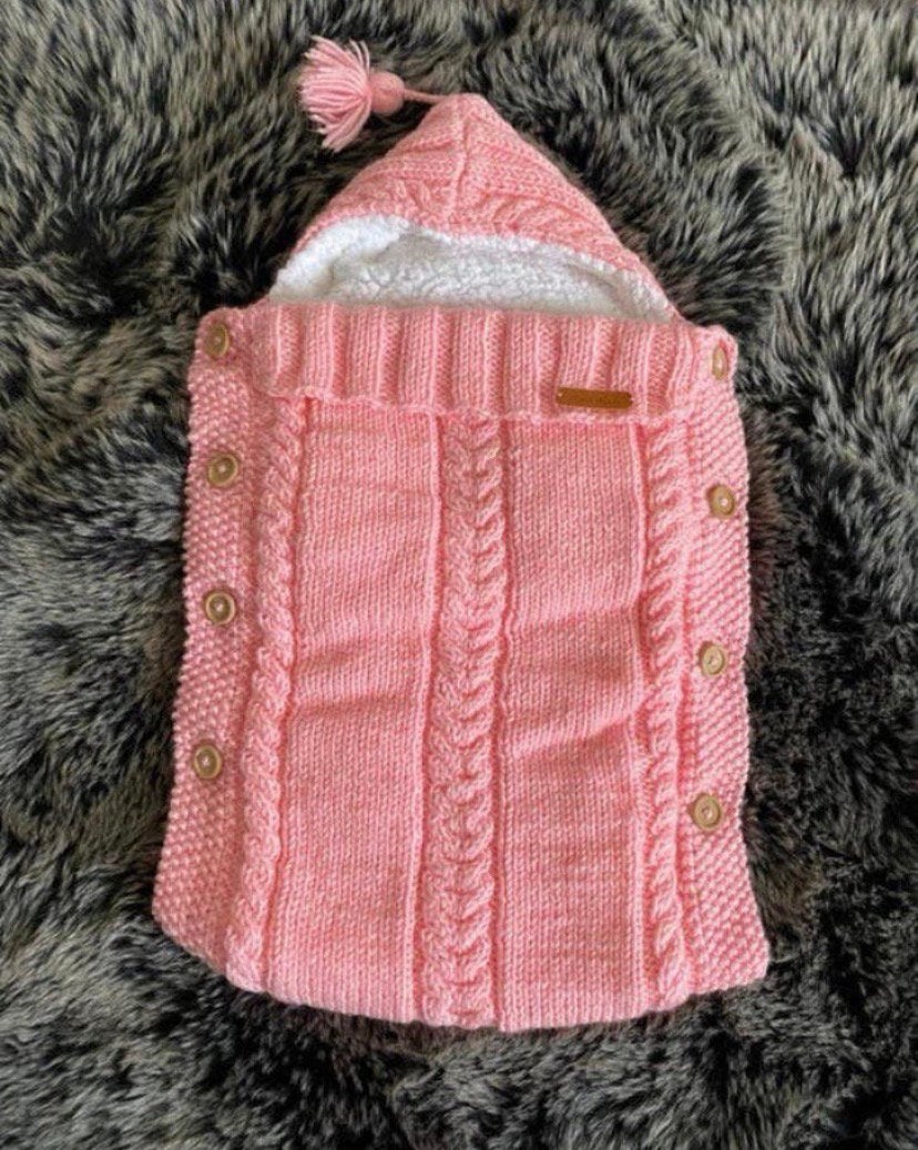 Roze slaap dekentje baby / nieuw !, Kinderen en Baby's, Verzenden, Zo goed als nieuw, Gevoerd, Roze