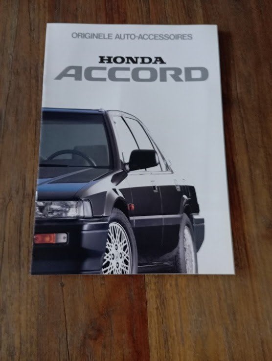 Honda Accord Originele Auto Accessoires 6 / 1988 4 pag., Verzenden, Zo goed als nieuw, Honda