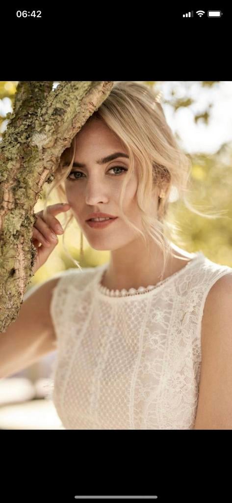 Marylise trouwjurk tweedehands maat 38, Kleding | Dames, Trouwkleding en Trouwaccessoires, Ophalen of Verzenden, Zo goed als nieuw
