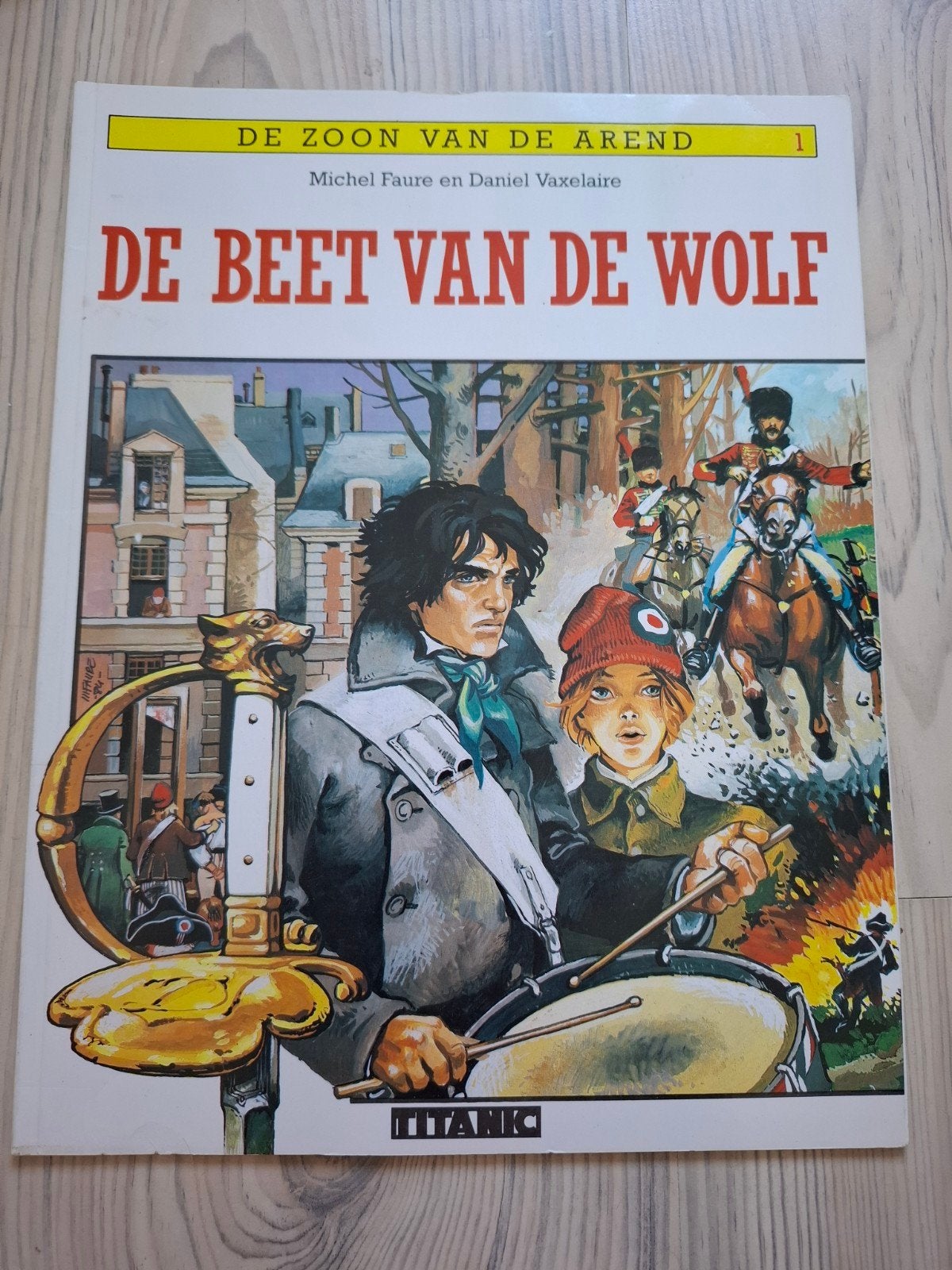De Beet van de Wolf - De Zoon van de Arend (deel 1), Boeken, Eén stripboek, Ophalen of Verzenden, Gelezen, Michel Faure en Daniel Vaxelaire