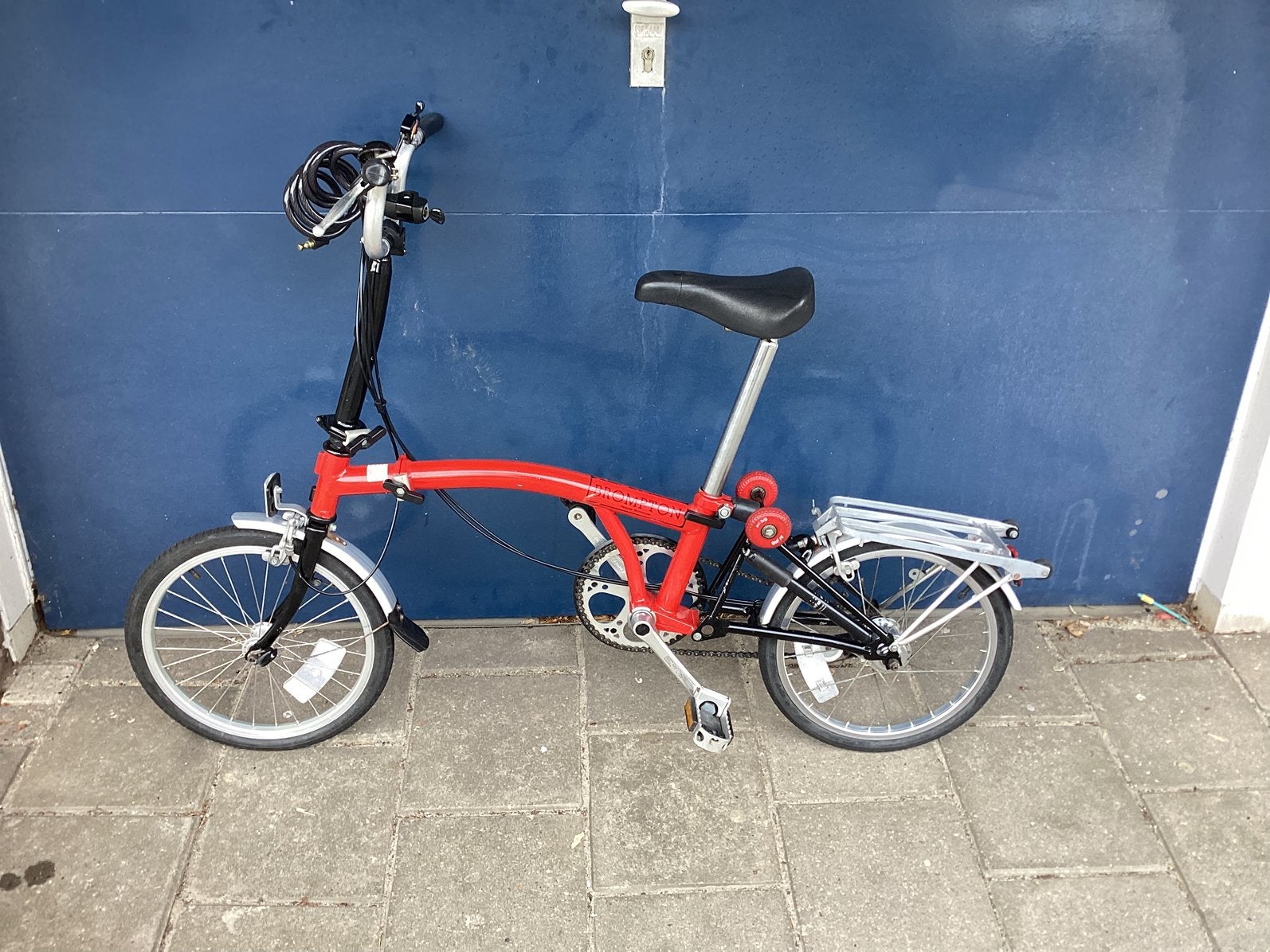 Brompton vouwfiets met 5 versnellingen altijd binnen gestaan, Fietsen en Brommers, Fietsen | Vouwfietsen, Gebruikt, Brompton, 16 tot 18 inch
