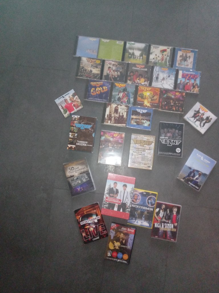 Groot (gesigneerd) cd/dvd pakket van BZN en Nick en Simon, Alle leeftijden, Ophalen of Verzenden, Zo goed als nieuw, Concert