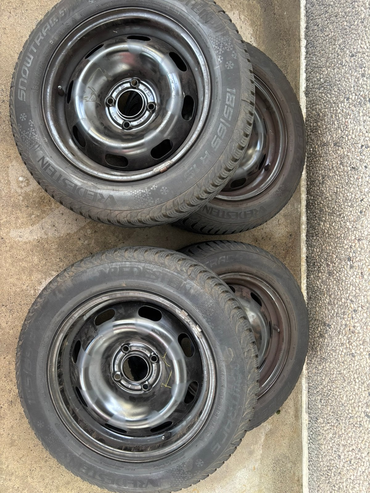 Winterbanden 185/65R15 88T. Vredestein snowtrac, Auto-onderdelen, Ophalen, Gebruikt, 15 inch, Banden en Velgen