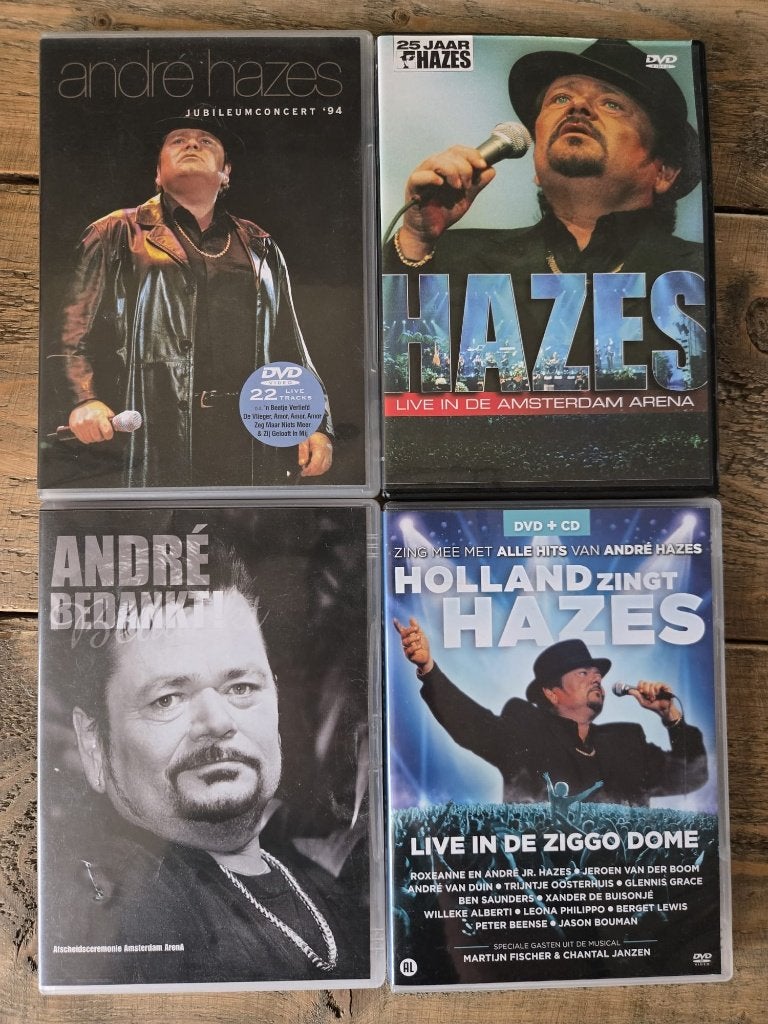 André Hazes dvd's, Alle leeftijden, Zo goed als nieuw, Concert, Ophalen of Verzenden
