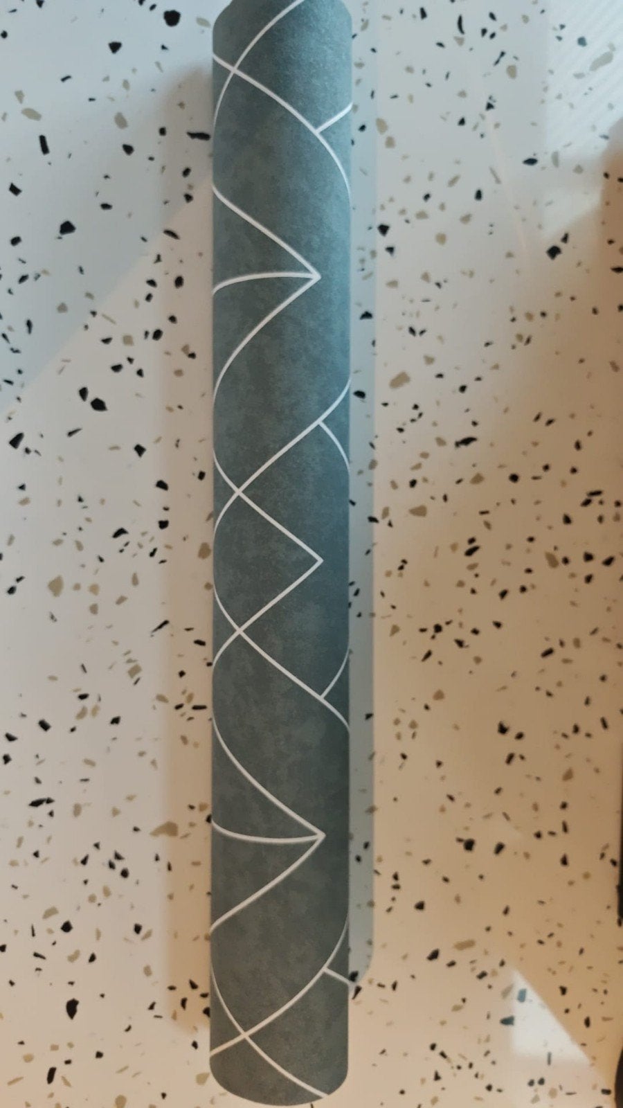 Vliesbehang met geometrisch patroon - Groen/Wit, Ophalen, Overige merken, Geometrisch, Modern