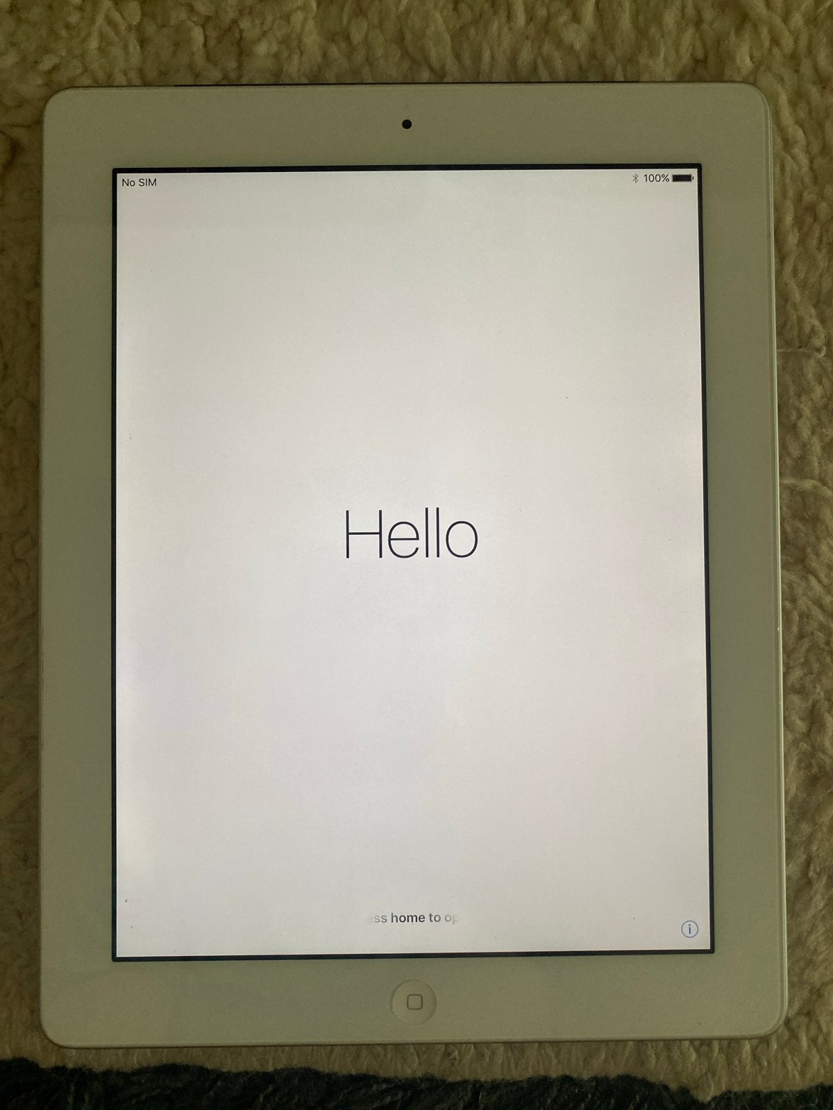 Apple iPad 4 (A1460) 16GB WiFi + Cellular/4G Wit, Computers en Software, Apple iPads, 10 inch, Gebruikt, Apple iPad, Wit