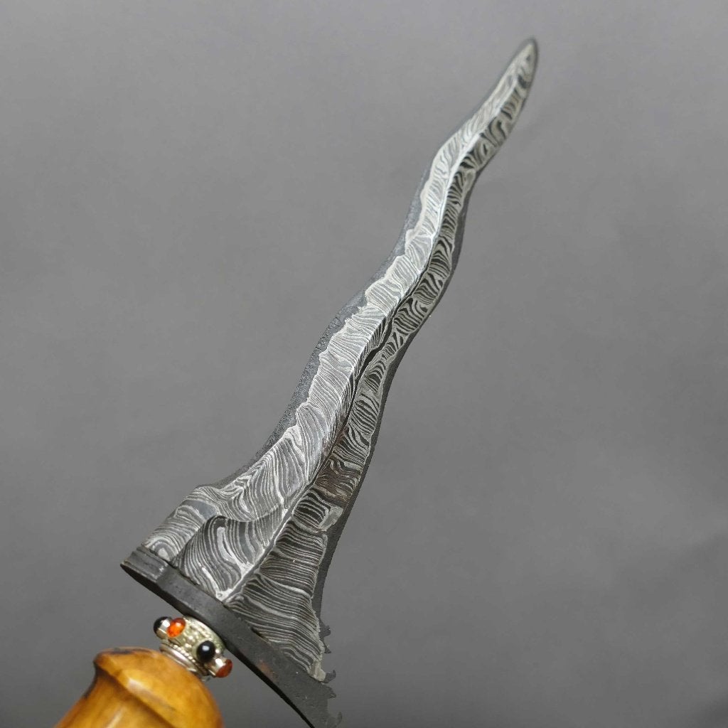 5 l Keris Patrem uit Bali KZ3 Blarak Ngirid pamor Indonesie, Ophalen of Verzenden