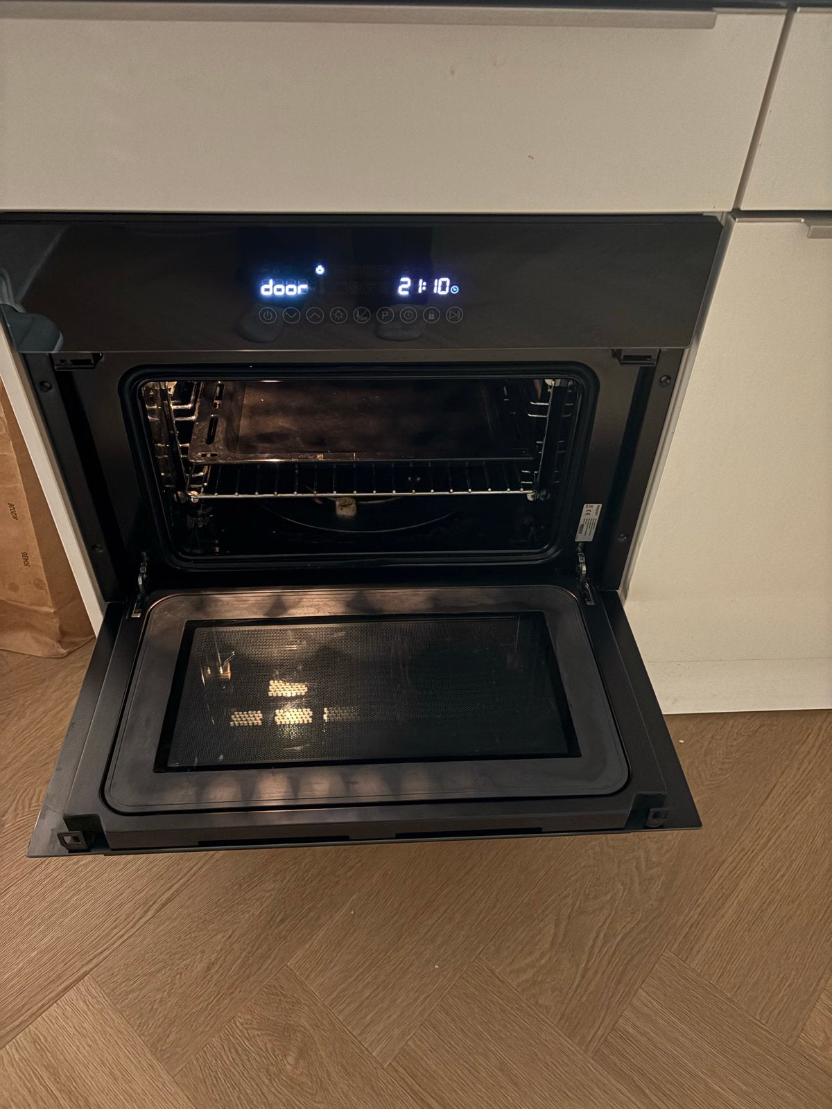 Exquisit Inbouw Combi-oven Zwart, Ophalen, 45 tot 50 cm, Overige merken, Inbouw