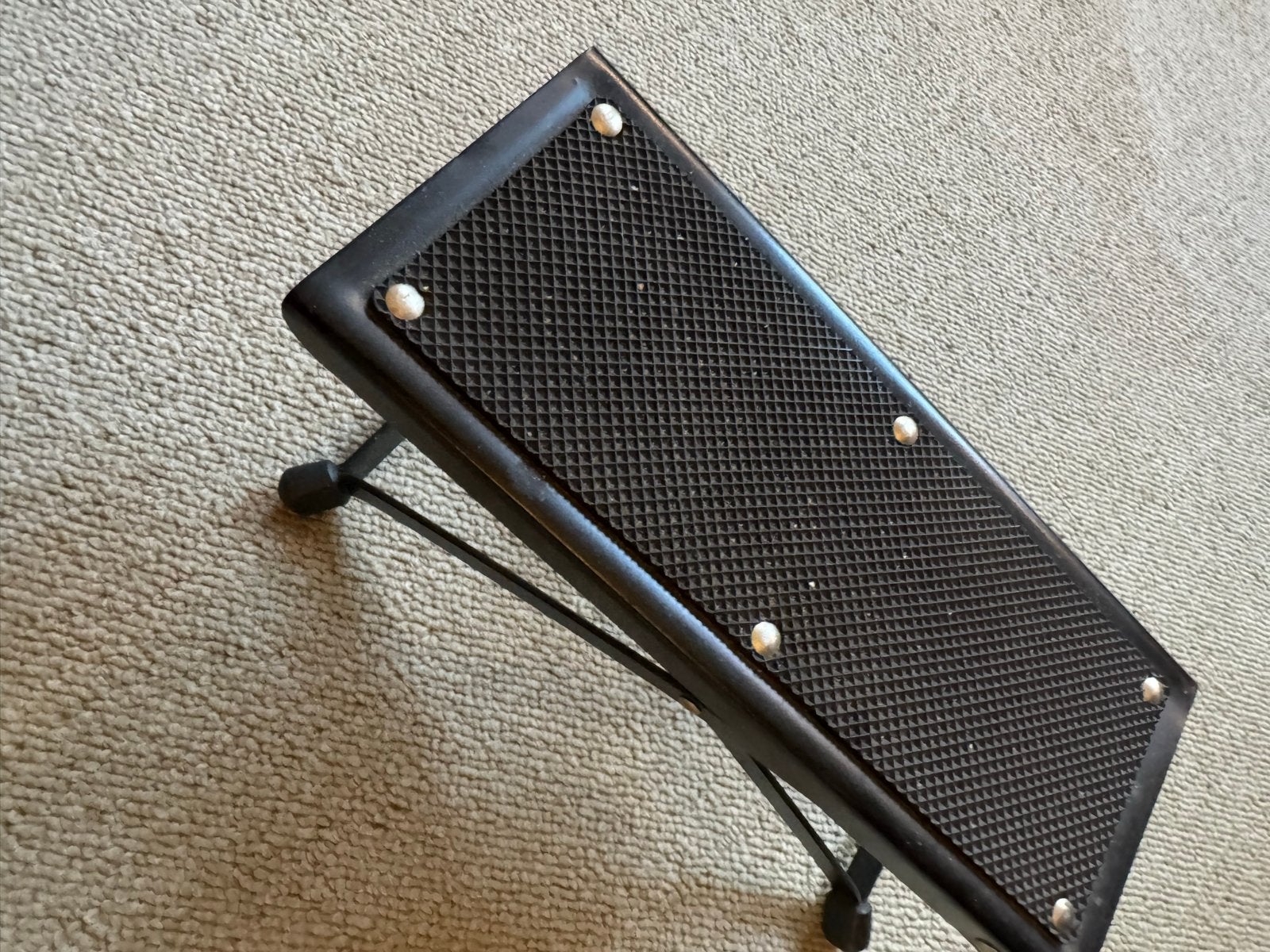 Innox IGS FT Gitaar Voetsteun - Zwart, Verstelbaar, Ophalen of Verzenden, Zo goed als nieuw, Klassieke of Spaanse gitaar