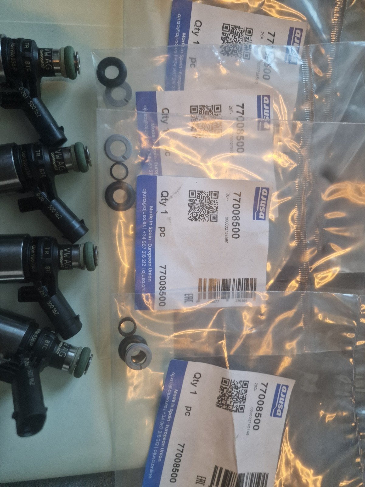VW AG Injectoren 06H906036P - Set van 4 CCZB, Ophalen, Gebruikt, Audi