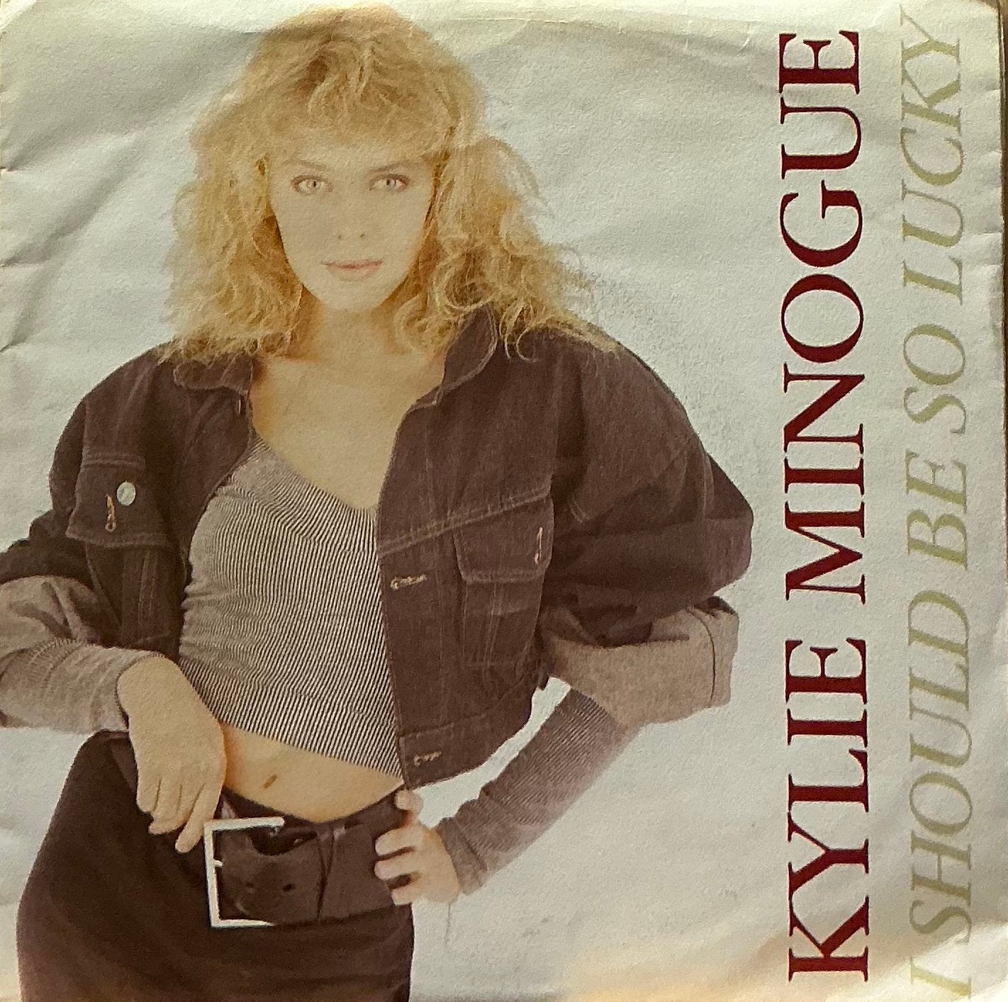 Kylie Minogue - I Should Be So Lucky (Vinyl Single), Fotohoes, 7 inch, Ophalen of Verzenden, Zo goed als nieuw