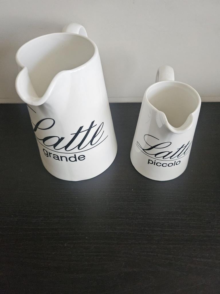 Set melk kannen, riviera maison, Ophalen of Verzenden, Nieuw, Glas, Overige stijlen