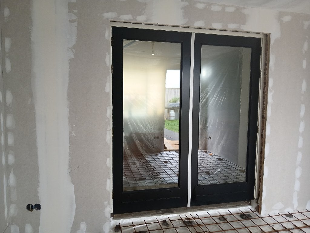 Hardhouten openslaande tuin deuren, Ophalen, Gebruikt, 120 cm of meer, Binnendeur