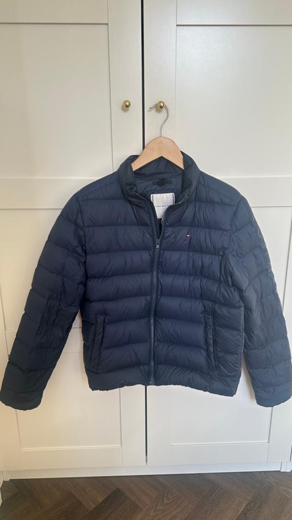 Blauwe Tommy Hilfiger zomerjas, Ophalen of Verzenden, Gedragen, Maat 46 (S) of kleiner, Blauw
