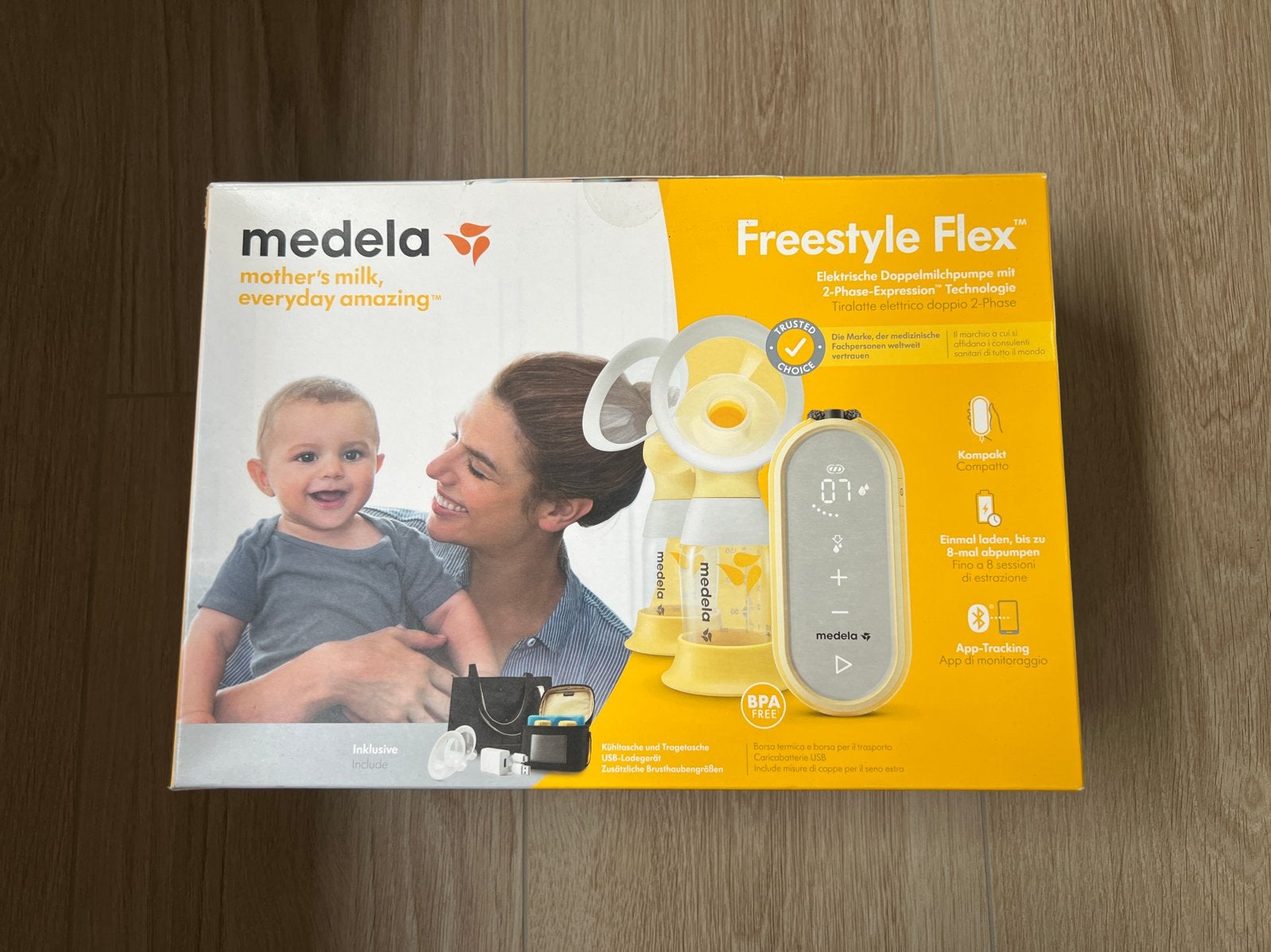 Medela Freestyle Flex Dubbele Elektrische kolf, Ophalen of Verzenden, Gebruikt