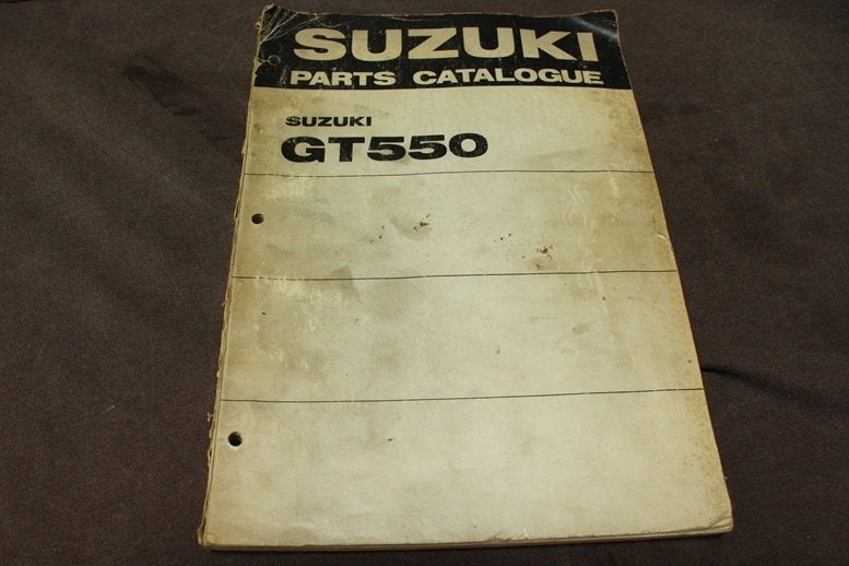 Suzuki GT550 1973 motorcycle parts catalogue GT 550 Ram Air, Ophalen of Verzenden, Suzuki
