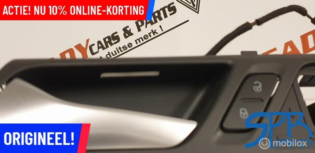 JETTA 5C VERLICHT PORTIERGREEP Deurgreep BINNEN links rechts, Volkswagen, Nieuw, Ophalen of Verzenden, Volkswagen